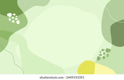 Minimalist sale banner template for social media posts, mobile apps, banners design, web or internet ads. Trendy abstract template with nature concept.