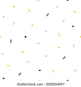 Minimalist Scandinavian abstract geometric seamless pattern background.