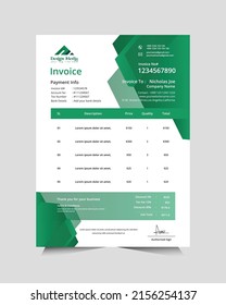 Minimalistische Design-Vorlage für Scrapbook-Rechnungen für Ihr Unternehmen