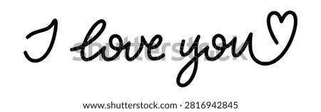 Minimalist script conveys affection. Perfect for greeting cards invitations or digital marketing campaigns expressing love and romance.