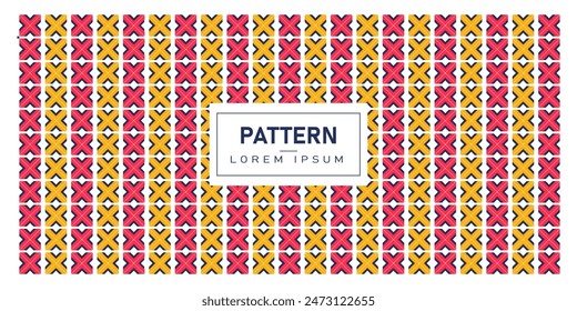Minimalist Seamless Geometric Pattern with simple texture ornament
