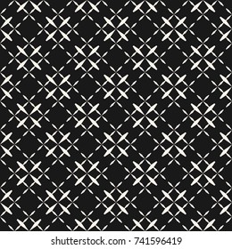 Minimalist Seamless Pattern Crosses Diagonal Intersecting Stock Vector ...