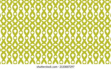 Minimalist seamless pattern in green like leaves. Simple repeating pattern design. Can be used for posters, brochures, postcards, and other printing needs. Vector illustration