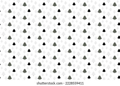 Minimalistische nahtlose Baumstruktur, Vektorgrafik