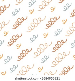 Minimalist seamless pattern. Pastel abstract modern background. Simple vector geometric design.