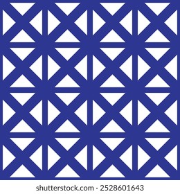 Minimalist seamless pattern with retro geometric shapes and wavy lines