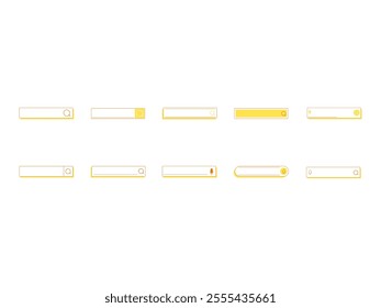 Minimalist Search Bar Element Set