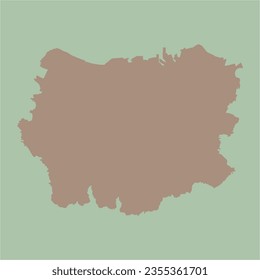 Minimalist Semarang city map vector. Best free Indonesia map illustration.