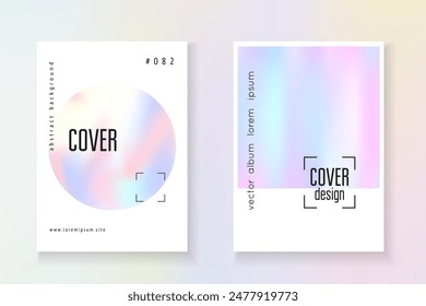 Minimalist Shape. Abstract Pattern. Pearlescent Fluid. Modern Screen. Chrome Concept. Blue Neon Cover. Colorful Retro Backdrop. Pink Minimalist Shape