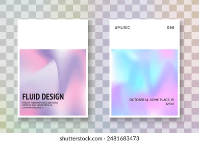 Minimalist Shape. Colourful Prism Template. Neon Texture. Memphis Design. Violet Holographic Paper. Abstract Mesh. Crystal Banner. Blue Minimalist Shape