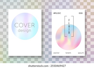 Minimalist Shape. Holograph Texture. Crystal Screen. Business Pearl Template. Geometric Poster. Purple Rainbow Flyer. Graphic Vector. Pink Minimalist Shape