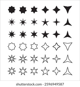 Minimalist Shape Icons for Modern UI UX Design