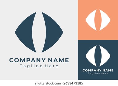 Minimalist shapes creative logo design