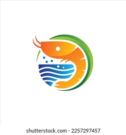 Minimalist shrimp logo concept vector illustration, icon mascot shrimp, seafood logo, shrimp seafood logo, Shrimp logo gradient colorful vector design, lobster vector illustration 