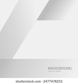 Diseño de fondo abstracto de plata minimalista. Elementos gráficos exclusivos futuristas para publicidad, tarjetas de felicitación, Sitio web, cartel, Anuncio, clave visual, cubierta de libro, folleto, etc... Vector EPS