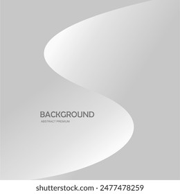 Minimalist silver abstract background design. Futuristic exclusive graphic elements for advertising, greeting cards, website, poster, banner, key visual, book cover, brochure etc… Vector EPS