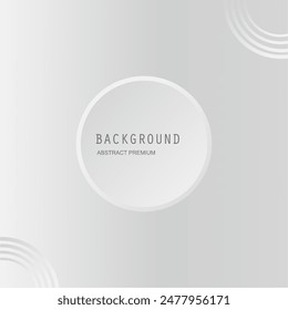 Minimalist silver abstract background design. Futuristic exclusive graphic elements for advertising, greeting cards, website, poster, banner, key visual, book cover, brochure etc… Vector EPS
