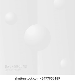 Minimalist silver abstract background design. Futuristic exclusive graphic elements for advertising, greeting cards, website, poster, banner, key visual, book cover, brochure etc… Vector EPS
