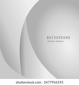 Minimalist silver abstract background design. Futuristic exclusive graphic elements for advertising, greeting cards, website, poster, banner, key visual, book cover, brochure etc… Vector EPS