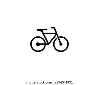 Minimalist Simple Bike or Bicycle Logo Design Inspiration Vector illustration.