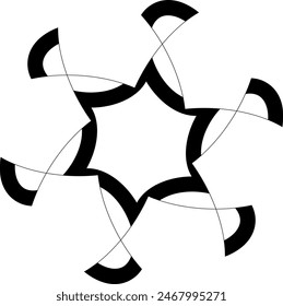 Minimalist simple element for logo decoration