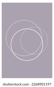 Minimalist Simple Graphic Poster Design. Soft Colored Minimalist Graphic Rectangle Poster Template Illustration 