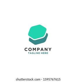 Minimalist simple letter B logo vector download.