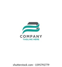 Minimalist simple letter B logo vector download.