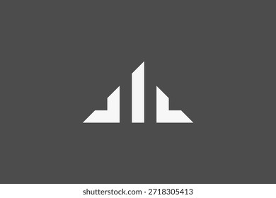 Minimal schlicht modernes Gebäude Logo