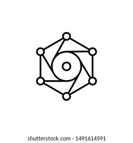 Minimalist Simple Modern Camera Photography Logo Design - Vector