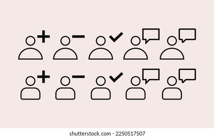 icono de persona simple y minimalista adecuado para perfiles.