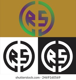 Minimalist and Simple RS logo 