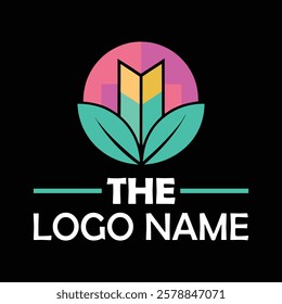 Minimalist simple shape logo design