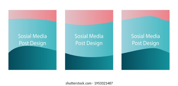 Minimalist simple template or banner design for advertising posts on social media. Minimalist Abstract banner design and soft colors.