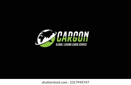 diseño minimalista simple y único de logotipo de envío global para negocios de logística.