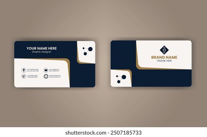 Minimalist Smart Luxury Business Card Template