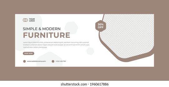 Minimalist social media post template
