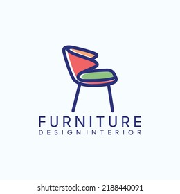 minimalist sofa logo design, interior design
