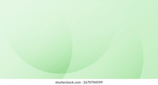Fondo Abstractas suave minimalista en tonos verdes y blancos degradados con círculos. Estilo de efecto de círculo geométrico, fondo abstracto. 