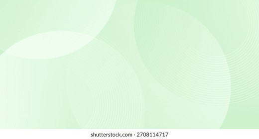 Fondo Abstractas suave minimalista en tonos verdes y blancos degradados con círculos. Estilo de efecto de círculo geométrico, fondo abstracto. 