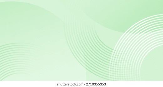Minimalist soft Abstract Background in Gradient green and white Tones with Circles. abstract circle background. gradient soft green background.