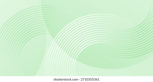 Minimalist soft Abstract Background in Gradient green and white Tones with Circles. abstract circle background. gradient soft green background.