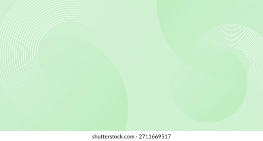 Fondo Abstractas suave minimalista en tonos verdes y blancos degradados con círculos. Estilo de efecto de círculo geométrico, fondo abstracto. 