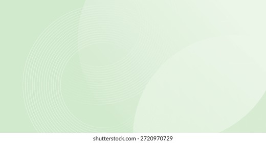 Fondo Abstractas suave minimalista en tonos verdes y blancos degradados con círculos. Estilo de efecto de círculo geométrico, fondo abstracto. 