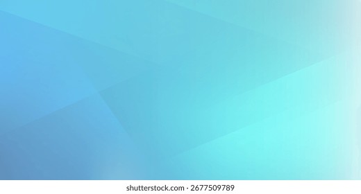 Minimalistischer weicher abstrakter Hintergrund in hellgrünen und blauen Farbverläufen mit Linien und Lichtern ist luxuriös und einfach.