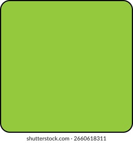 Minimalist solid green square block for button backgrounds, highlight fields, placeholder icons, or UI visual accent base.