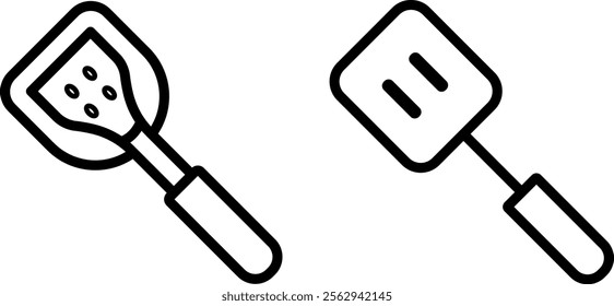 "Minimalist Spatula Icon Vector Design"