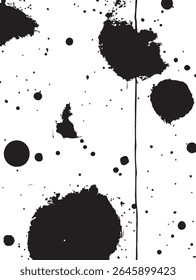 Padrão Grunge manchado minimalista sem emenda no fundo branco para desenhos sutis, texturizados ou modernos