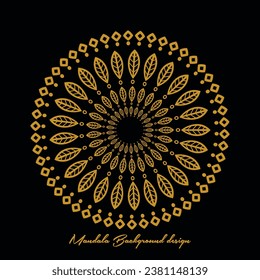 minimalist spirituality india, islam mandala gold backgrounds. wedding mandala ornament shiny round luxury cover for print. floral textured.