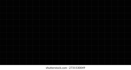 Minimalist square grid on a black background with subtle dot markers at the center of each cell. Clean, precise, and technical in style, suitable for design layouts, interfaces, architectural drafts.